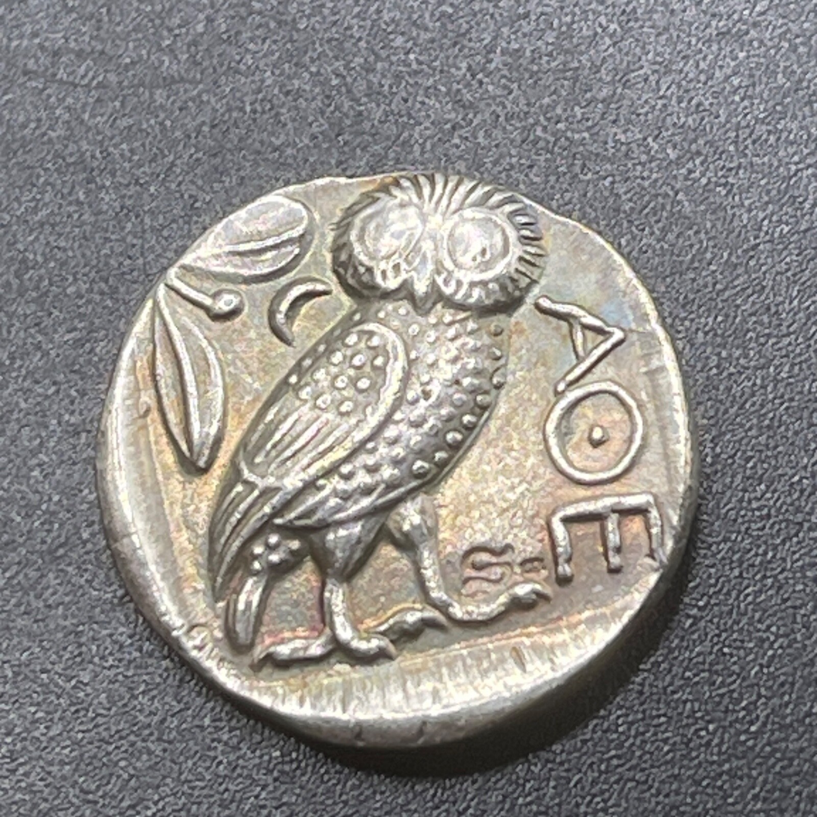 Athens Greece 440BC Ancient Bronze Greek AR Tetradrachm coin Athena owl