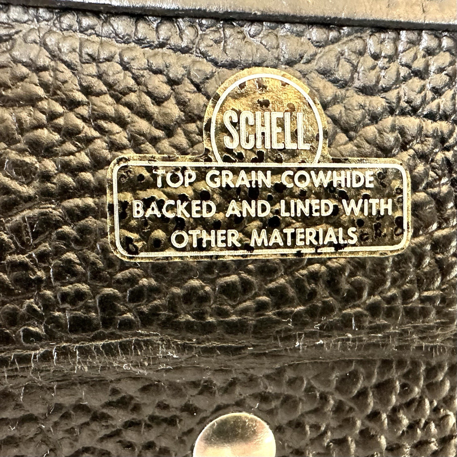 Vintage Schell Leather Doctor Bag Model 5681-54425 Satchel Physicians Medical