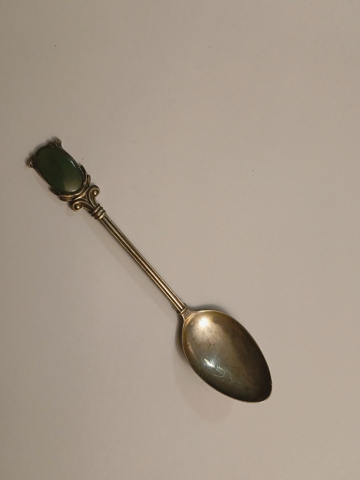 ANTIQUE BRITISH VICTORIAN STERLING SILVER TEA SPOON