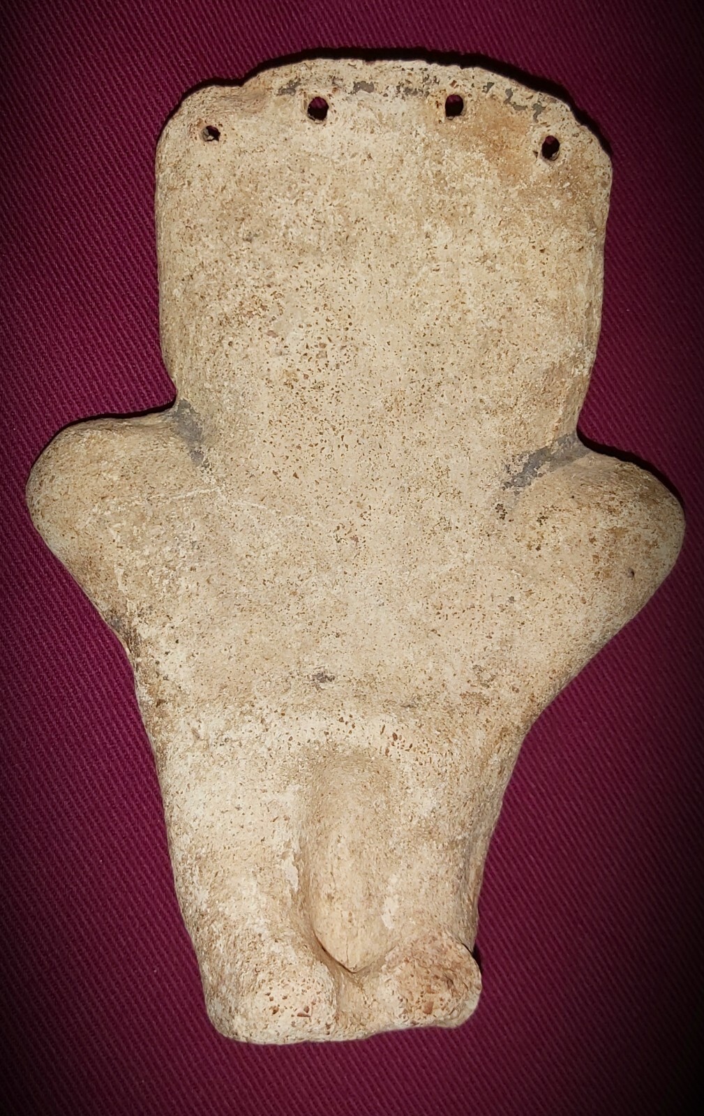 Pre-Columbian, 2 Chancay, Clay Figures ( c.1000 – 1400)