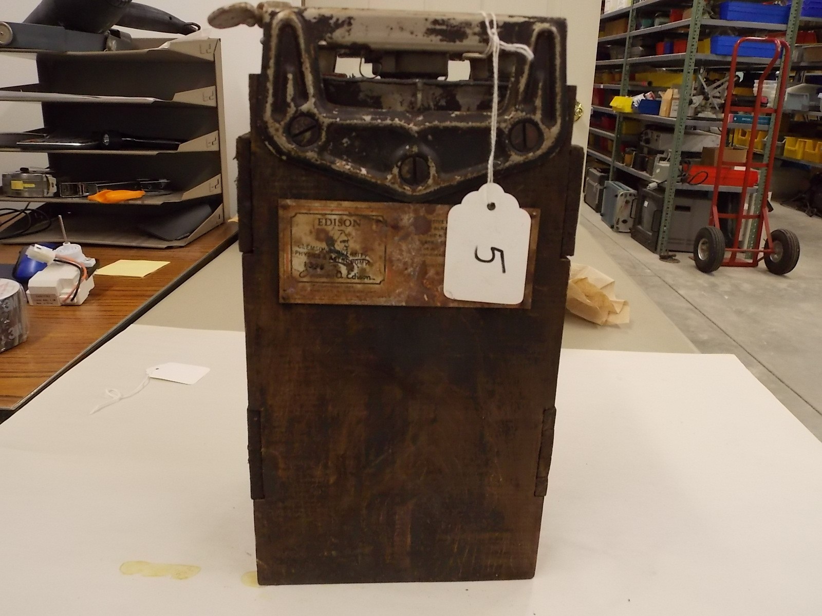 Antique Edison Nickel Iron 2 Cell Battery West Orange NJ #5 Y4