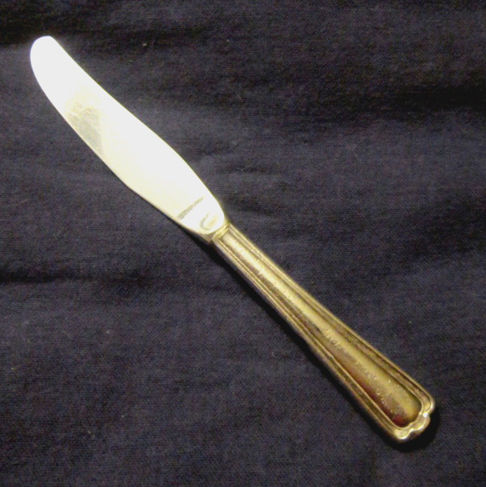 HOTEL DRAKE NEW YORK silver butter knife spreader CROMWELL 1912 silverplated