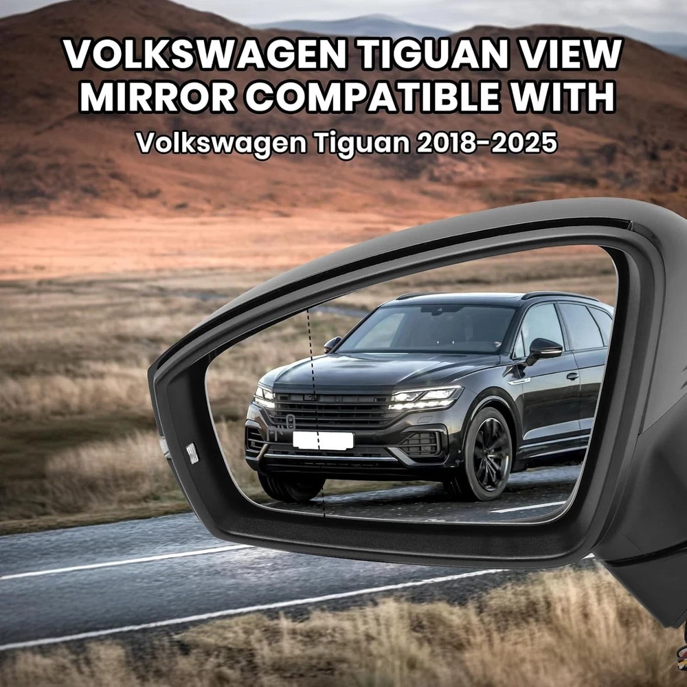 Left Driver Electric Side Mirror Compatible with Volkswagen Tiguan 2018 2019 …