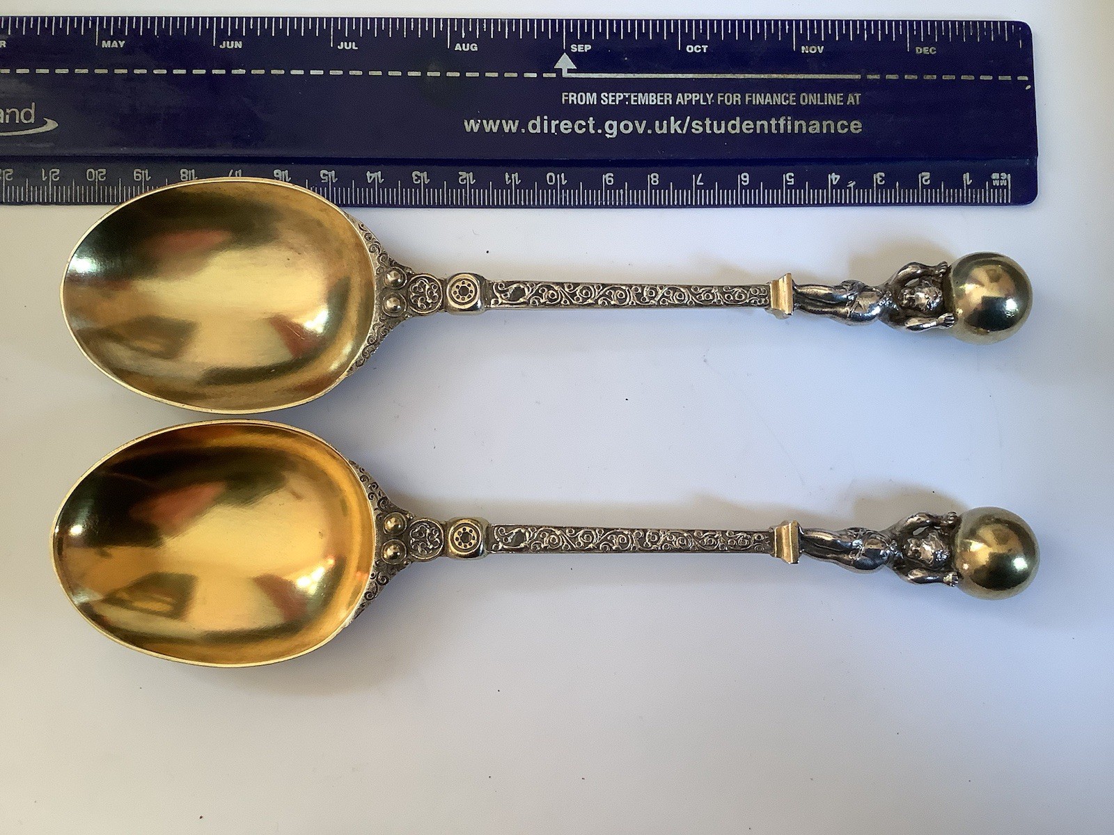 Antique Solid Silver Spoons By Walter & John Barnard London 1878 148 g