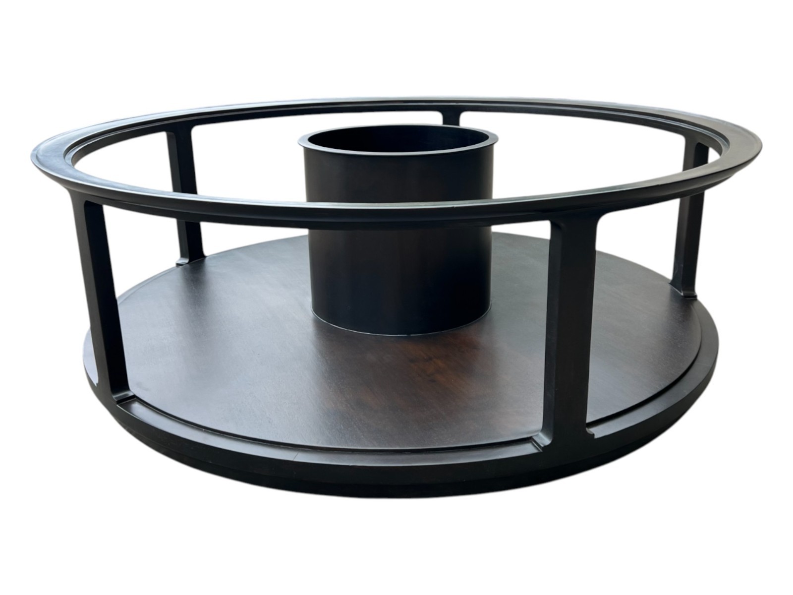 1960s Mid-Century Modern Round Coffee Table by Dunbar Berne Co.