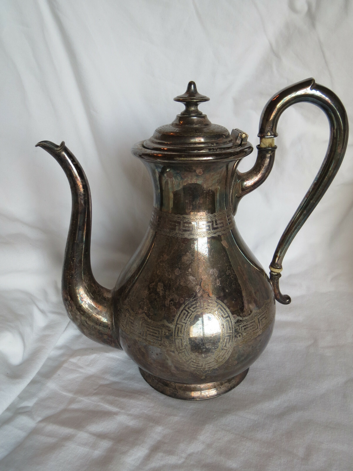 Antique Henniger German Silverplate Coffee Pot