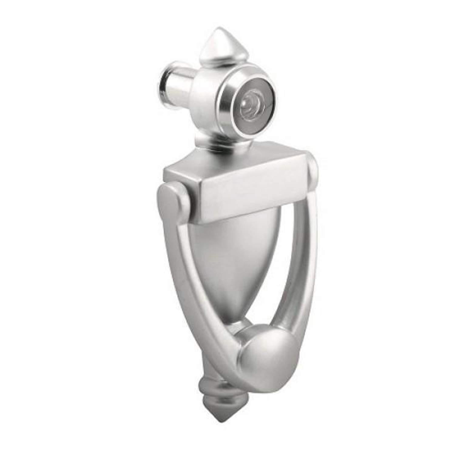 “Nuk3y Door Knocker & Viewer, 9/16 in. Bore, 220-Degree View Angle (5-1/2″” H…