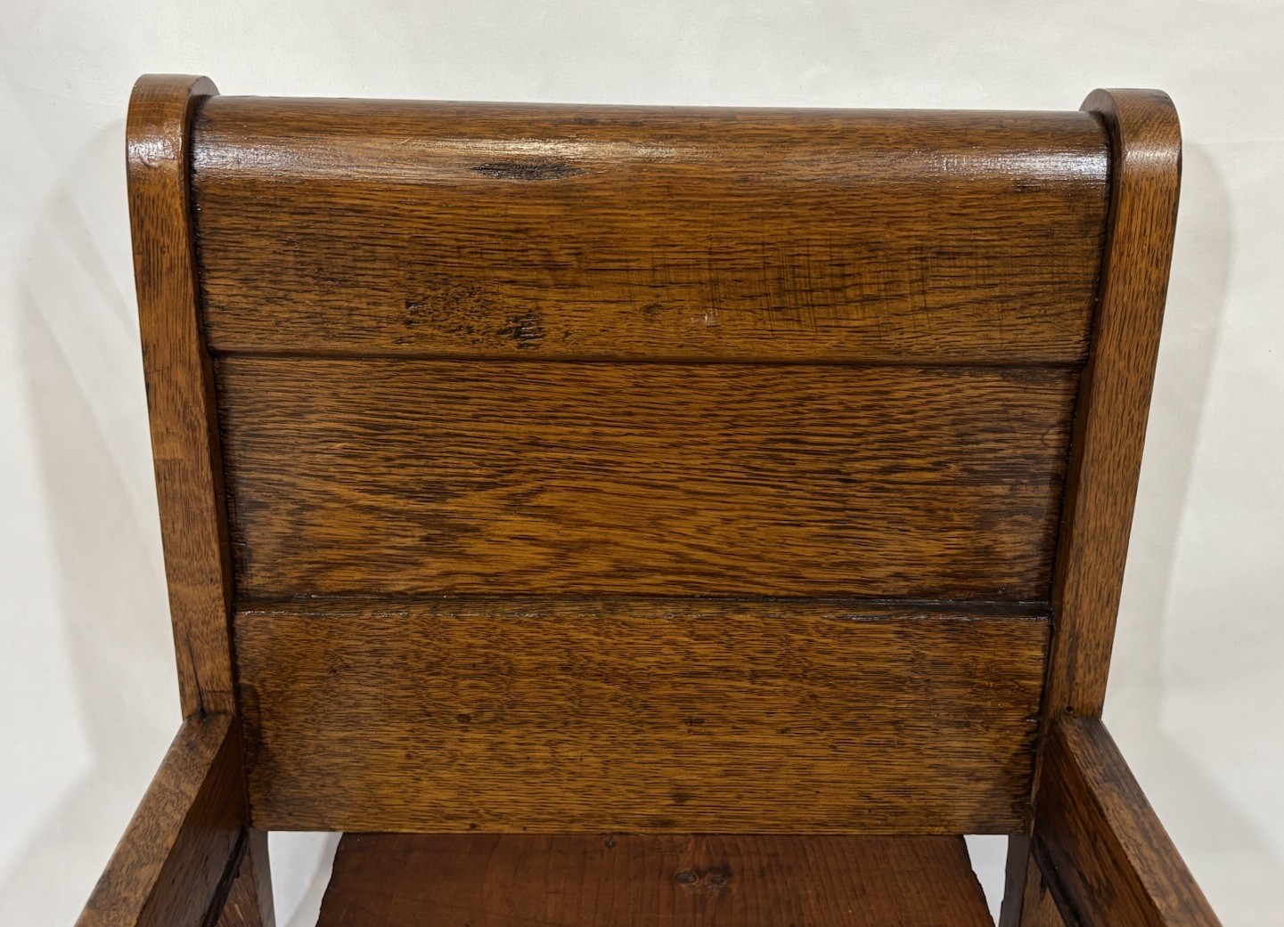 Antique Solid Quartersawn Oak Sleigh Doll Bed 15″x22.25″13.5″ Plant Stand