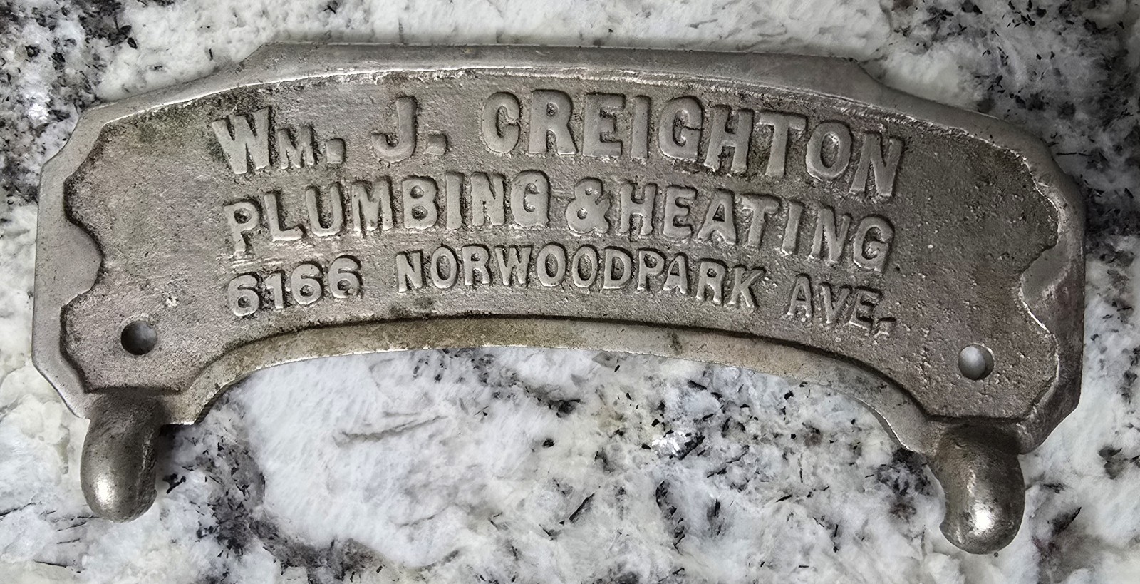 Antique Nickel Over Brass Toilet Paper Holder – Creighton Plumbing & Heating