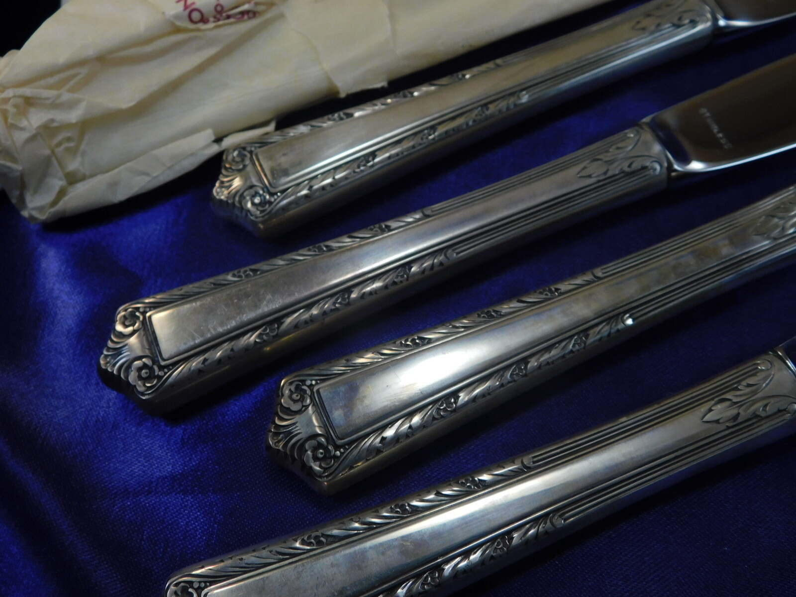 FINE ARTS PROCESSIONAL STERLING SILVER PLACE KNIFE – UNUSED CONDITION B