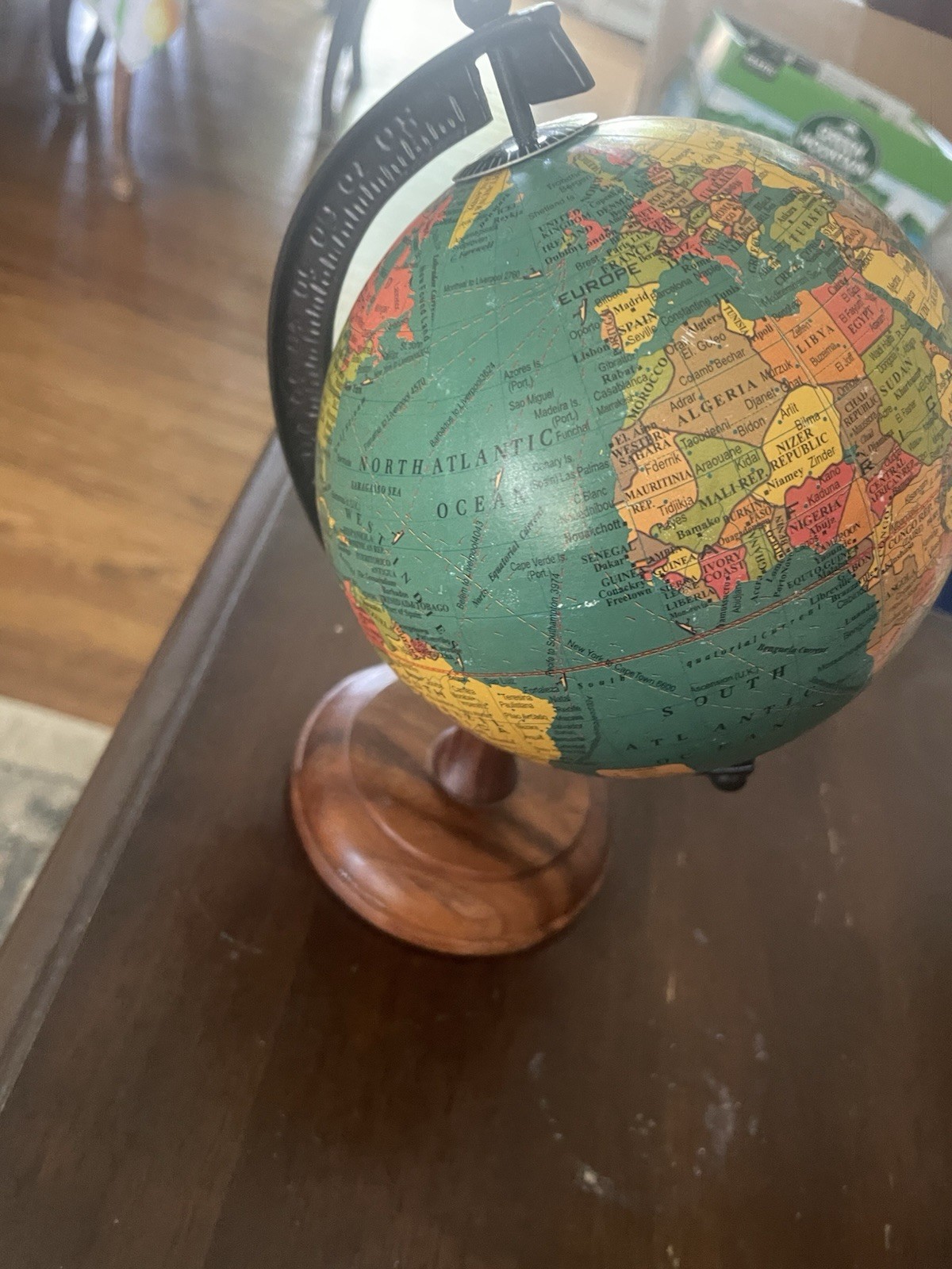 Vintage Small World Globe