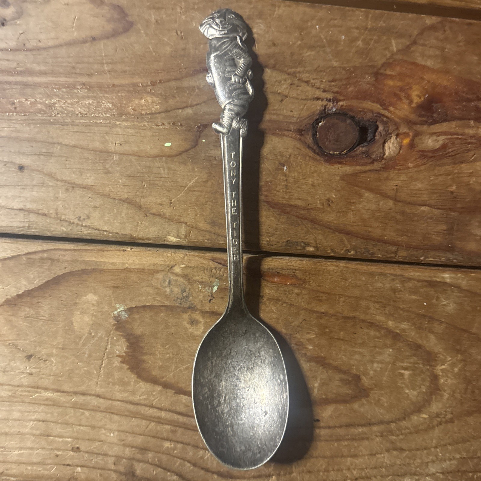 1965 Kelloggs Old Company Plate IS Silver Plate Tony the Tiger Spoon