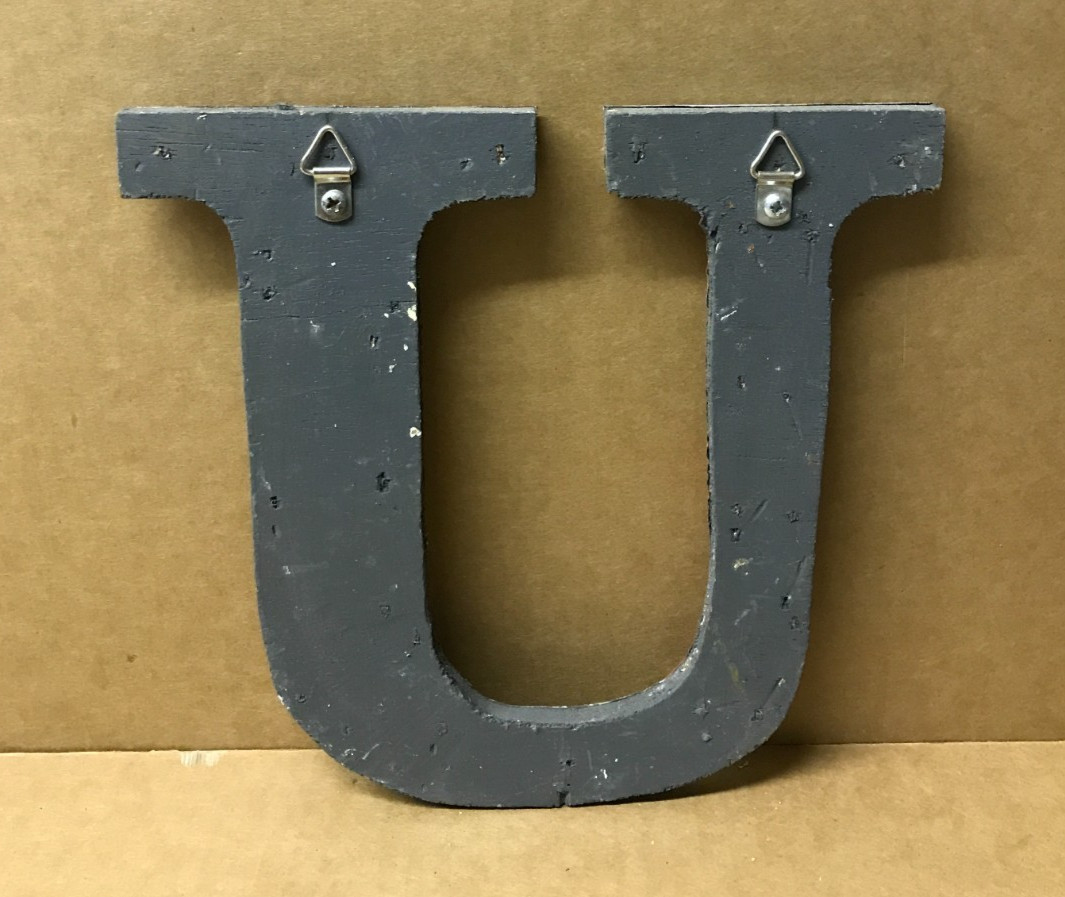 Decorative Salvaged Tin Ceiling 8″ Patchwork Mix Color Letter U Metal 171-26B