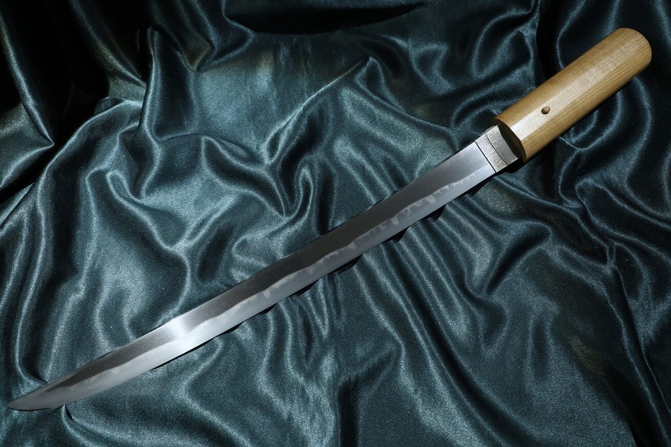 17 C. A BROAD SHINTO HIRAZUKURI WAKIZASHI KANEFUSA NBTHK Japanese Samurai Sword