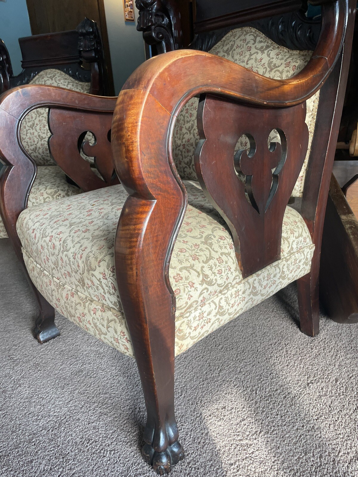 Antique Victorian Parlor Set