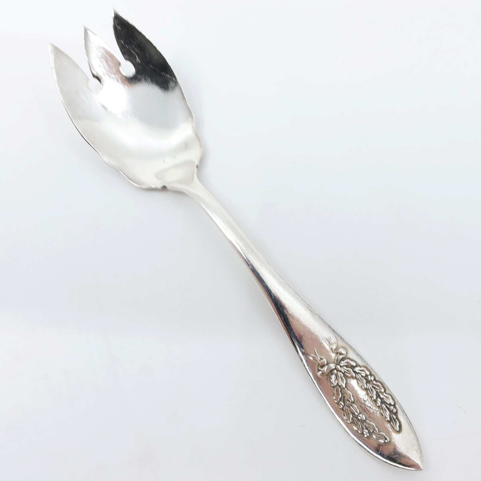 Fairoaks (1909) by Rockford (Oneida) Silverplate Ice Cream Fork(s) Mono “N”