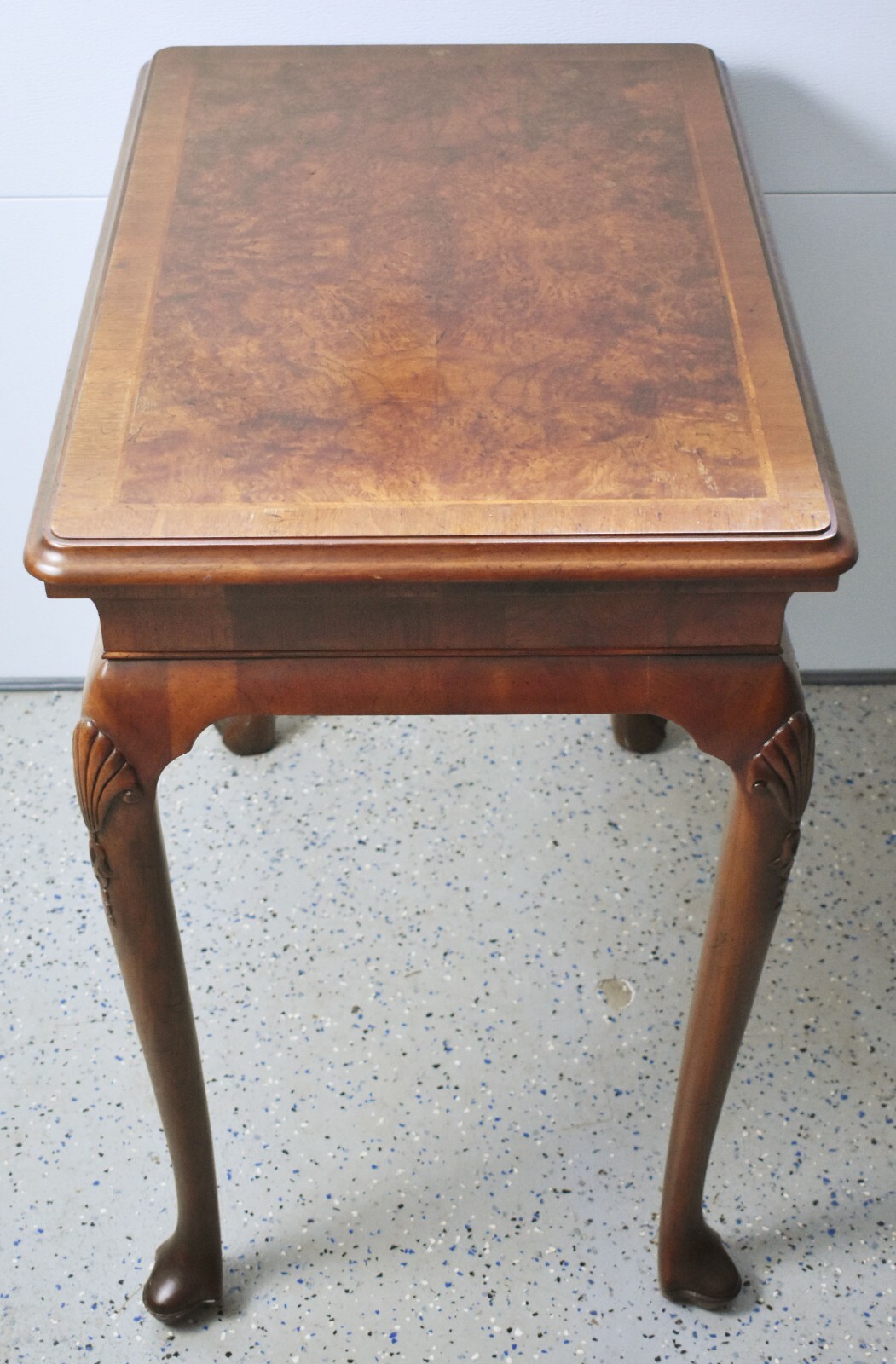 Baker Colonial Williamsburg Mahogany One Drawer Table Queen Anne Style “Rare”