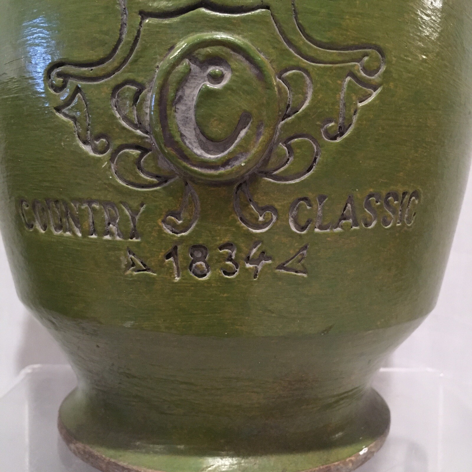 American Glazed Earthenware Jar by Country Classic Co.