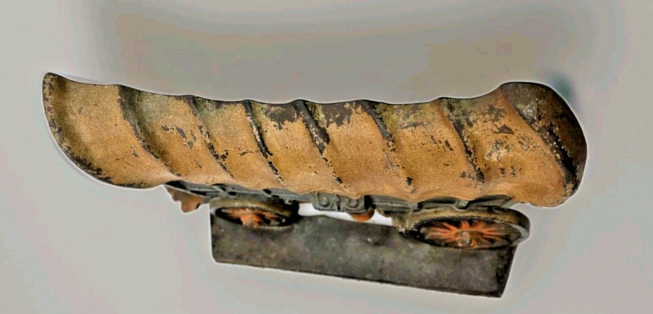 Conestoga Covered Wagon Doorstop Western Prairie Frontier Texas Cattle Antique