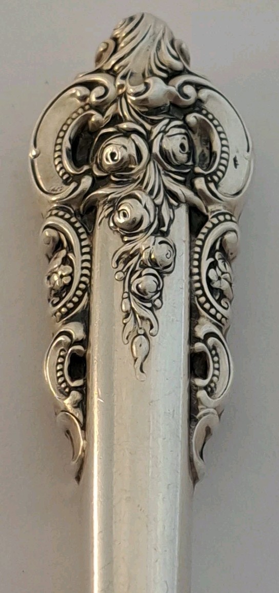Grande Baroque by Wallace Sterling Silver Handled HH Butter Knife 6.25″ NICE