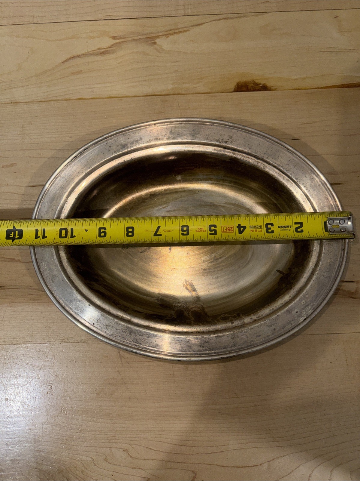 Vintage W & S Blackinton Silverplated Oval Platter Tray Dish 11 1/2 Inch