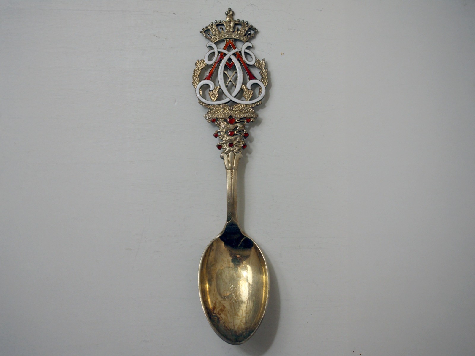1937 A. Michelsen Sterling Silver Spoon – King Christian X 35th Jubilee Denmark