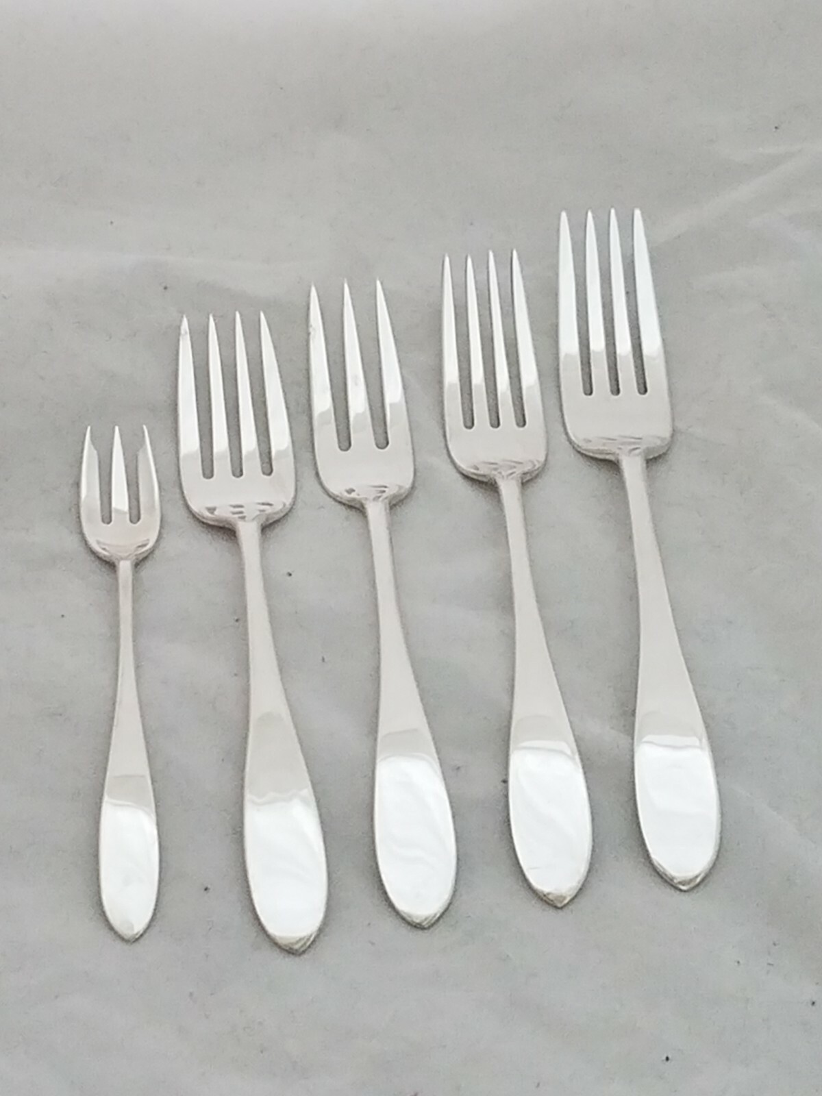 Lg 228pc Sterling ERICKSON Flatware Set w/ Servers PRINCESS handwrought ~no mono
