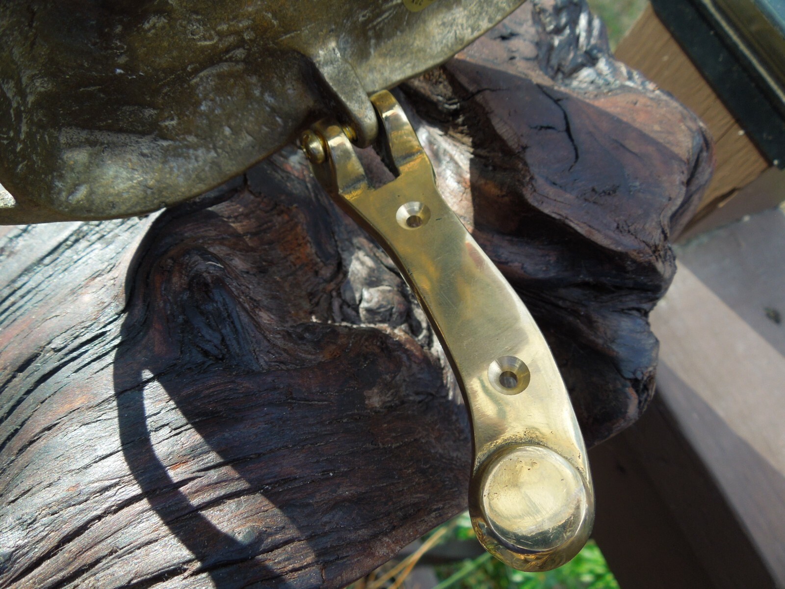 Vintage Large PENCO Brass Elephant Trunk Up Door knocker