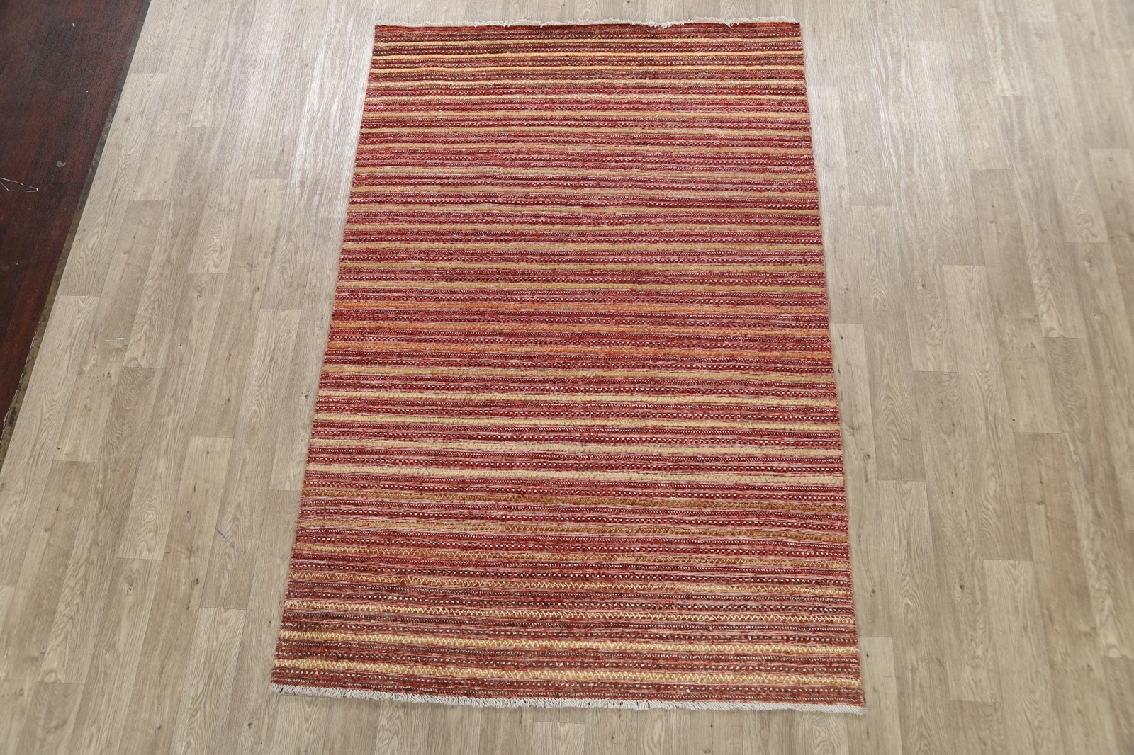Contemporary Geometric Gabbeh Oriental Area Rug Modern Hand-knotted Wool 5×8 new