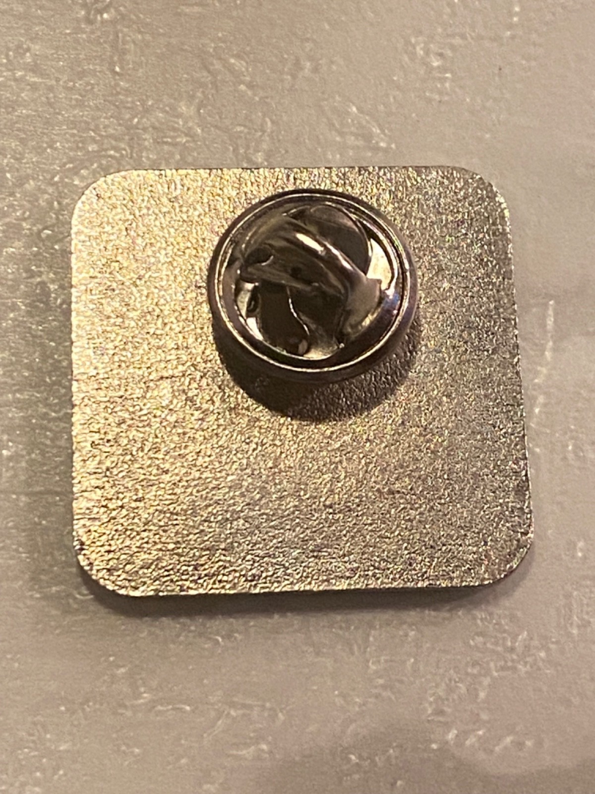 VTG DECA Business Education Student Organization Silver Tone Enamel Pin Square