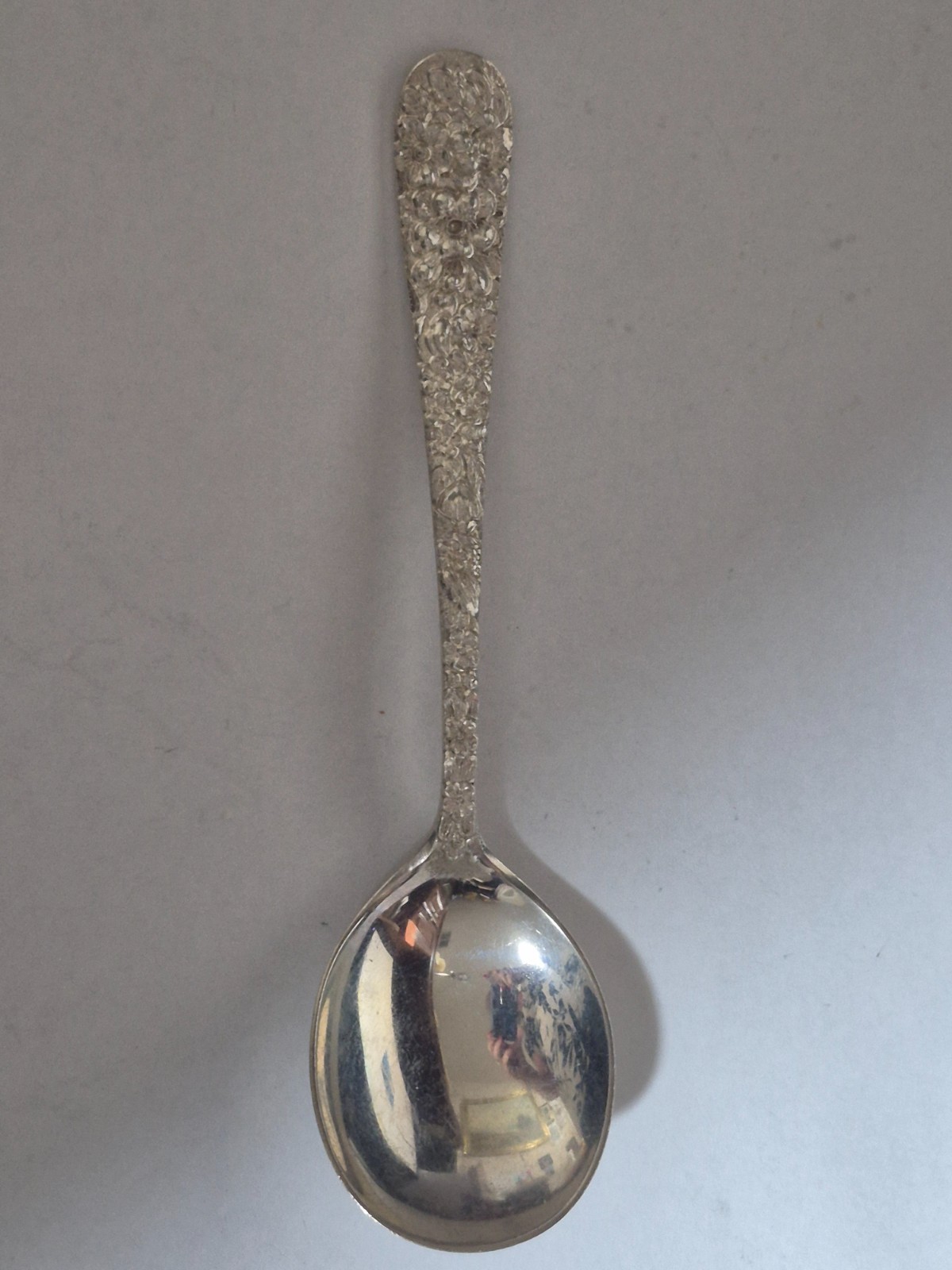 ROSE- STIEFF STERLING LARGE CREAM SOUP SPOON(S)