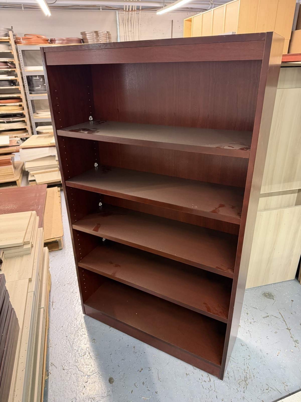 Wood Veneer Bookcase