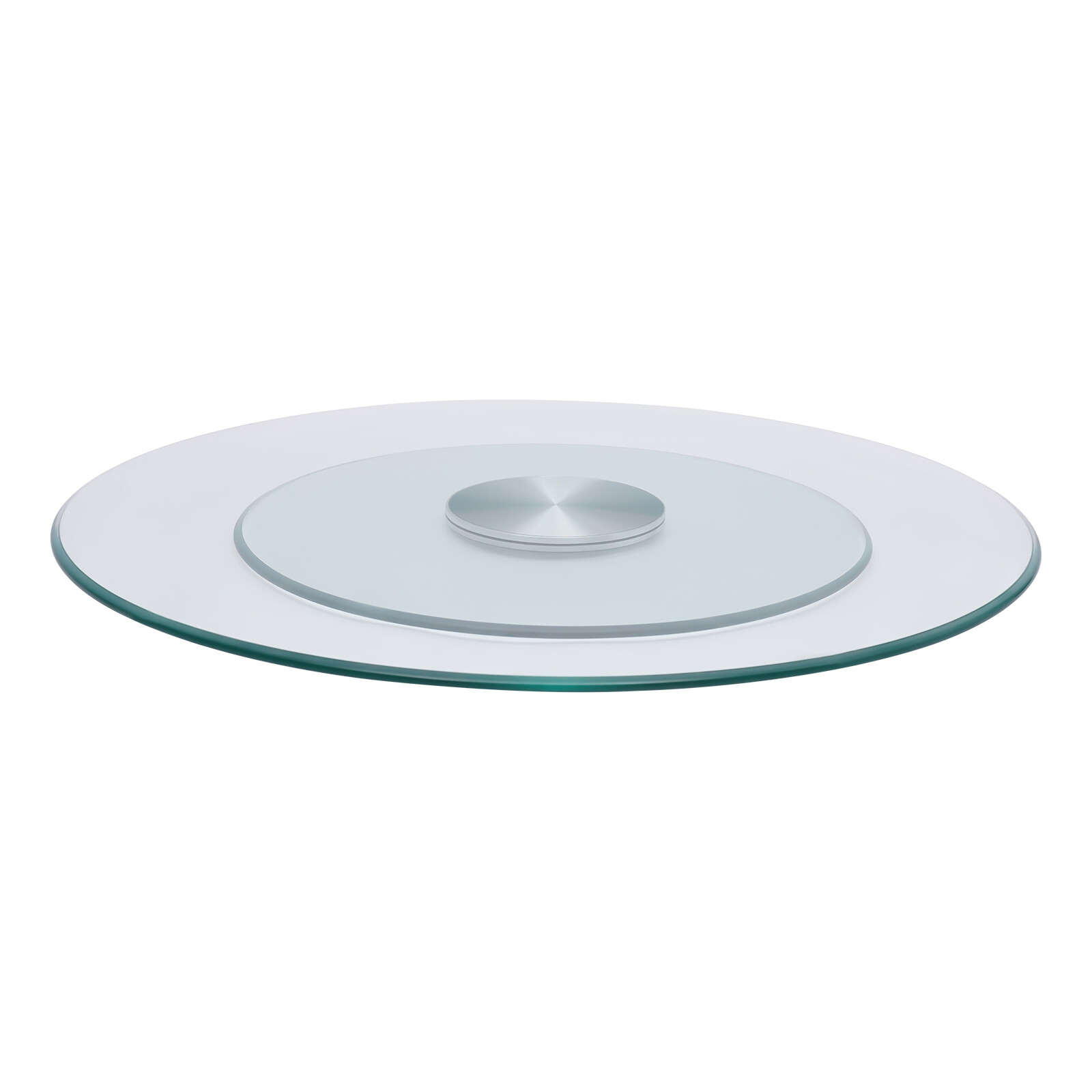 23.62inch Round Turntable, Tempered Glass Rotating Tray Serving Plate NEW
