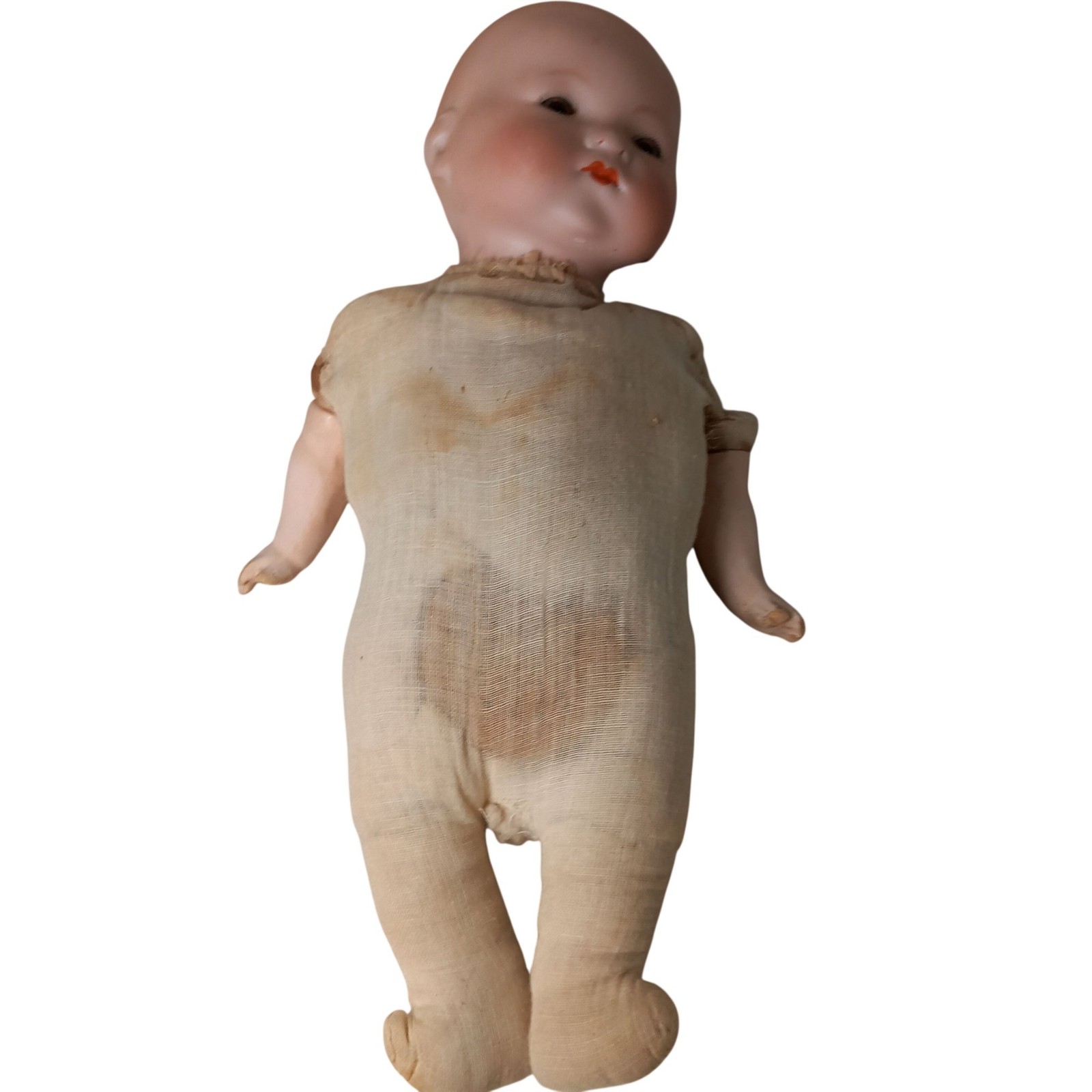 Antique Armand Marseille Doll Bisque Head Composition Body 13 Inch Vintage Colle