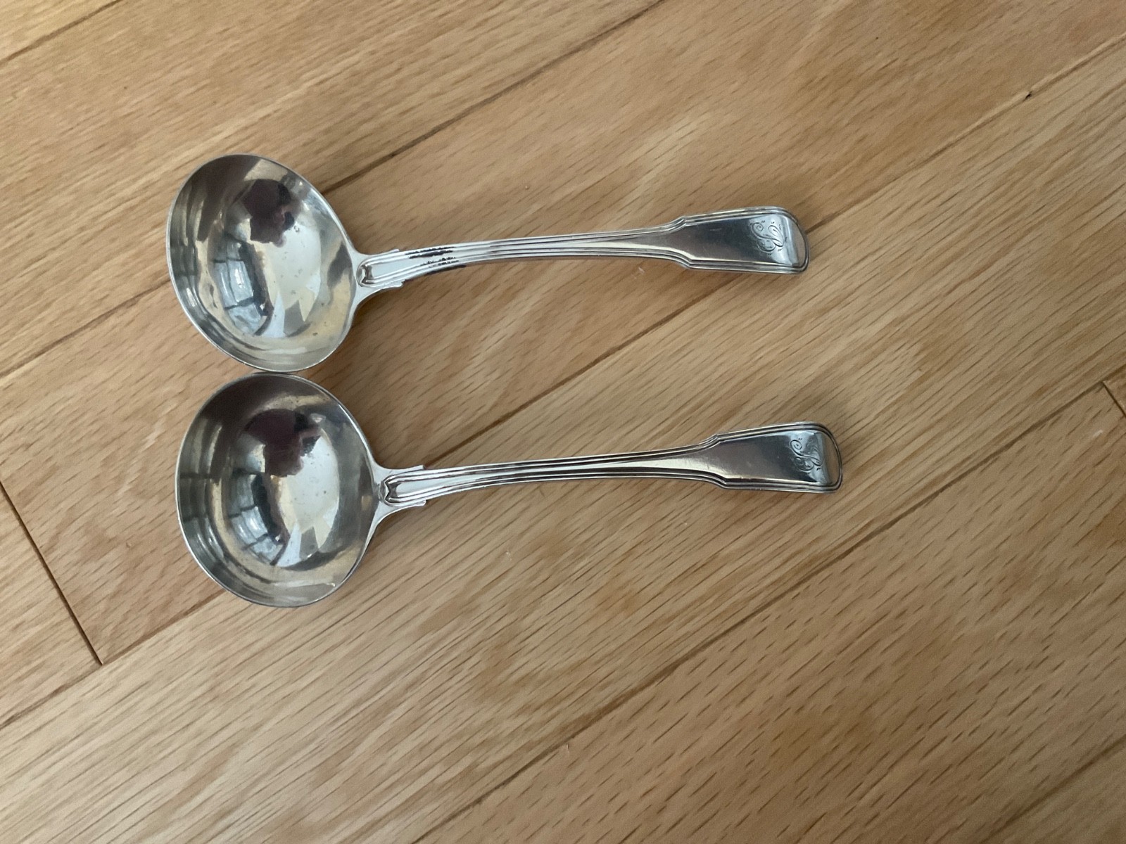 English sterling gravy ladles
