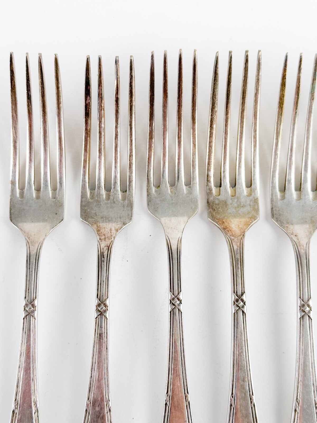 Vintage Reppel Flatware Silverplate Silverware Forks 6.75” – Lot Of 6
