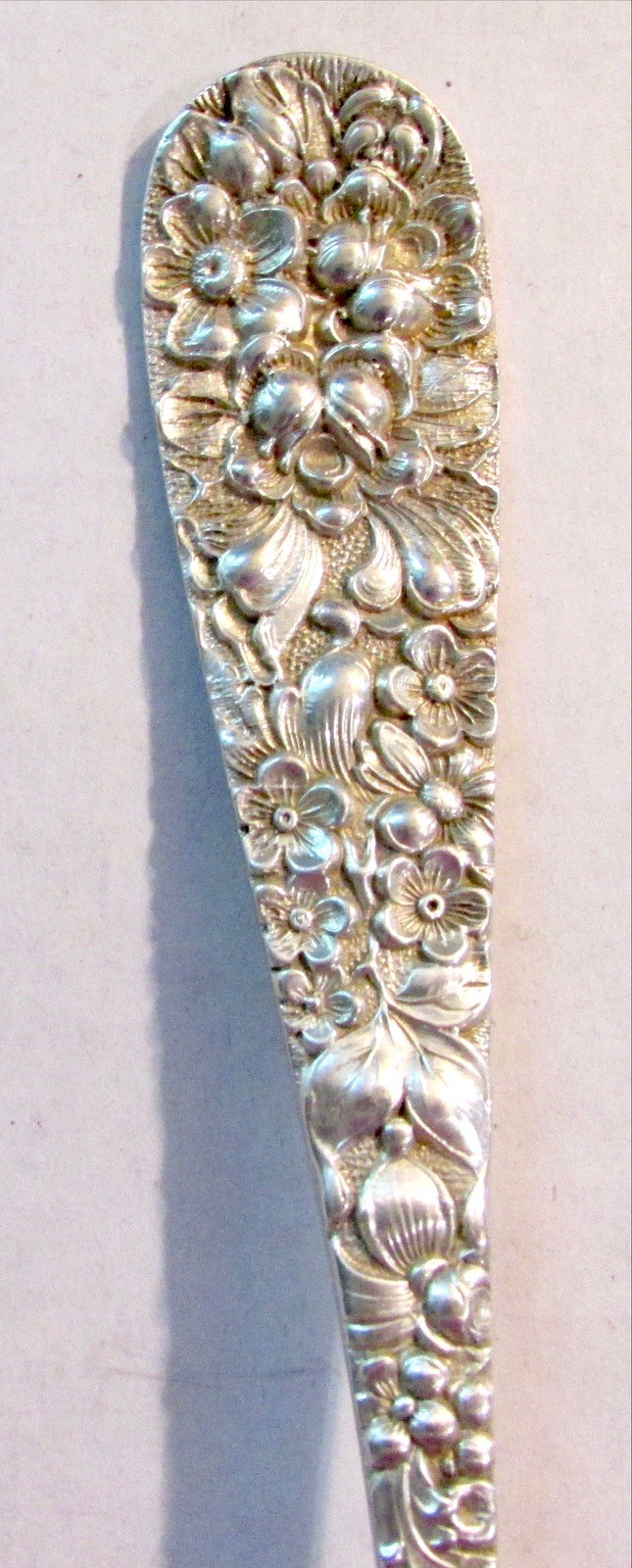 Vintage Stieff Rose Sterling Round Gumbo Soup Spoon 7″ No Monogram AP