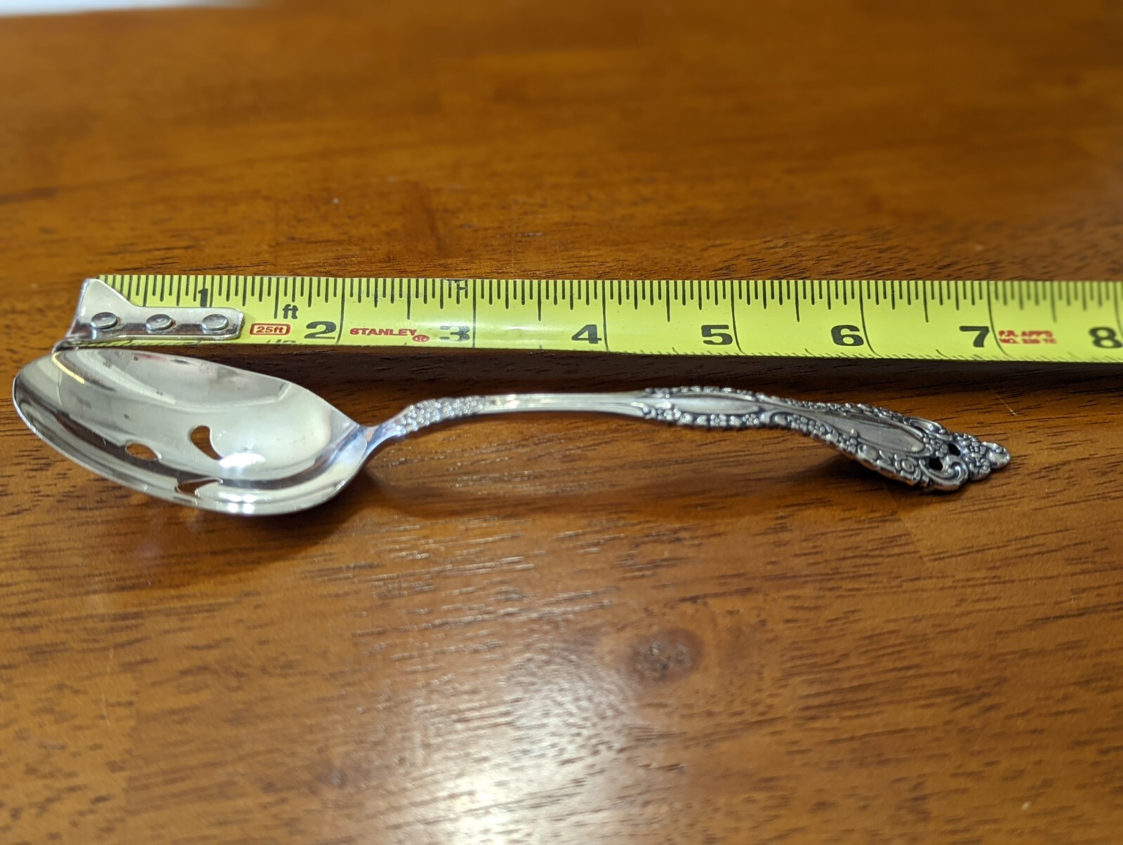 Victorian Classic Pierced Serving Relish Spoon 1881 Rogers Oneida Ltd