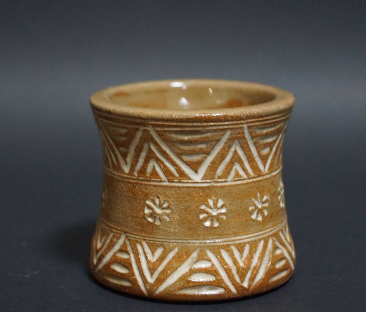 Japanese Fushina Ware Tsuchiya Unzen Mishima Futaoki-FO117