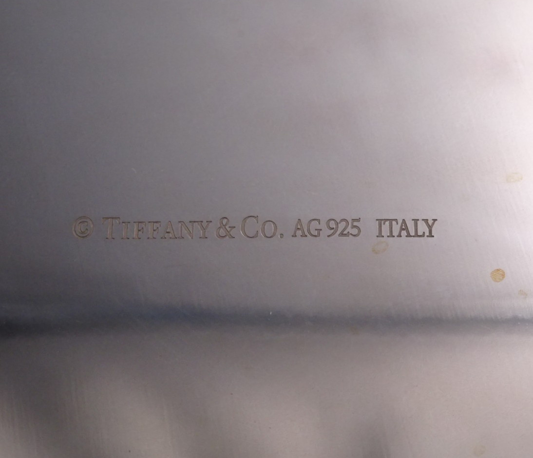 Tiffany and Co Sterling Silver Plate (Paper Plate Style) 3/8″ x 8 1/2″ (#8612)