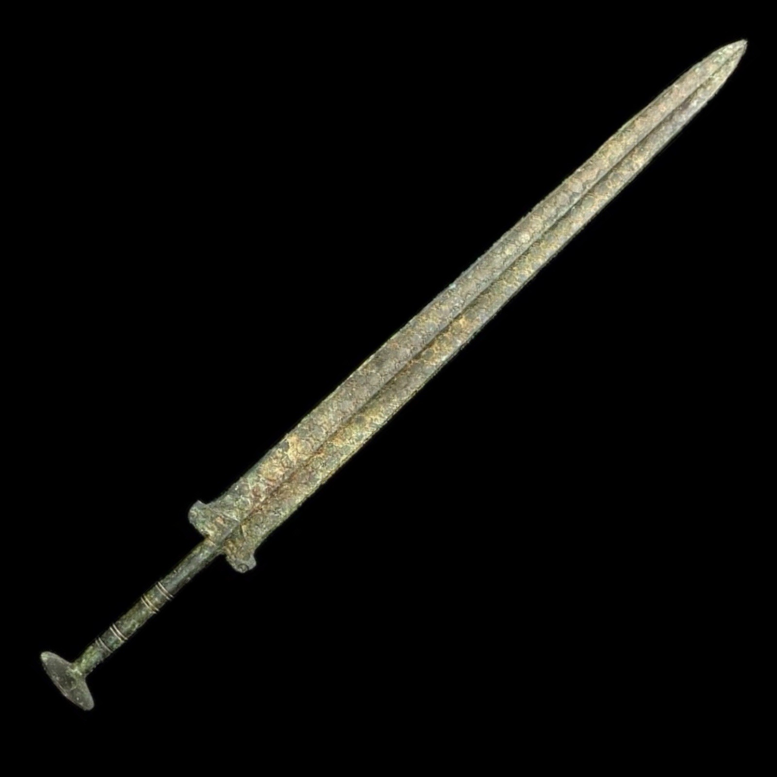 Wonderful Ancient Bronze Sword With Beautiful Patina 55cm+ Big Sword