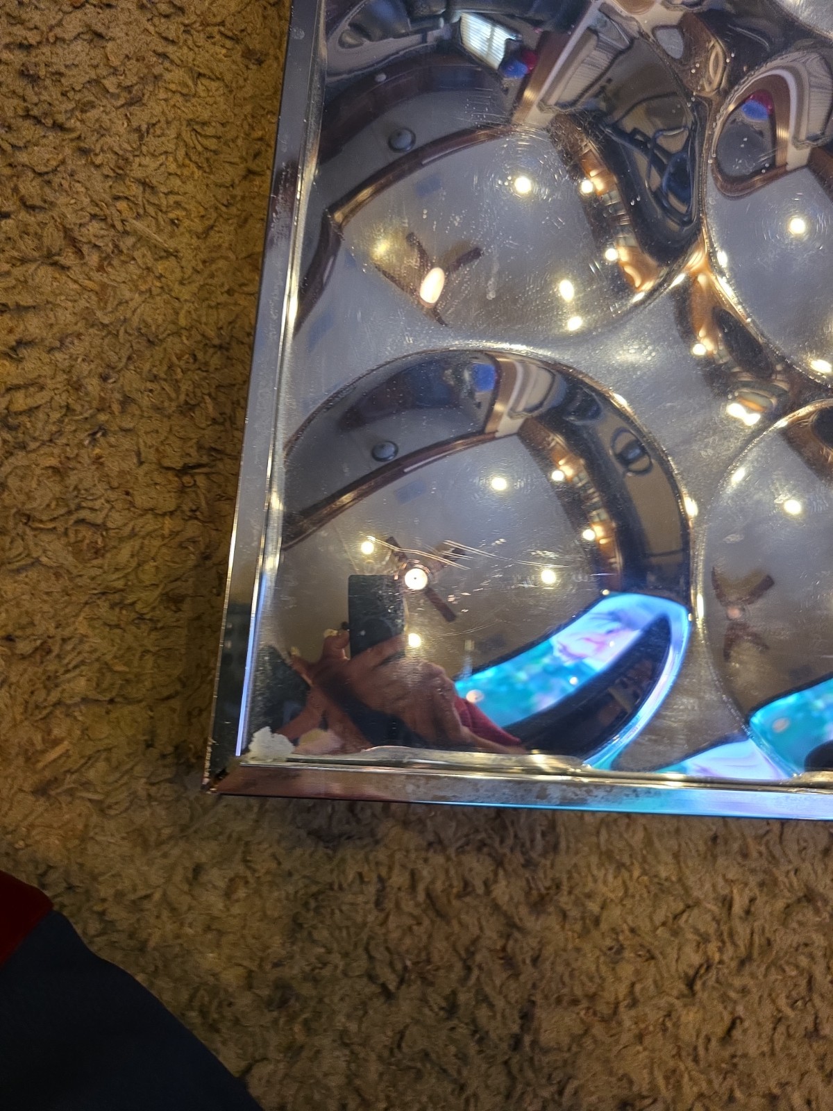 1970’s 9 Bubble Mirror