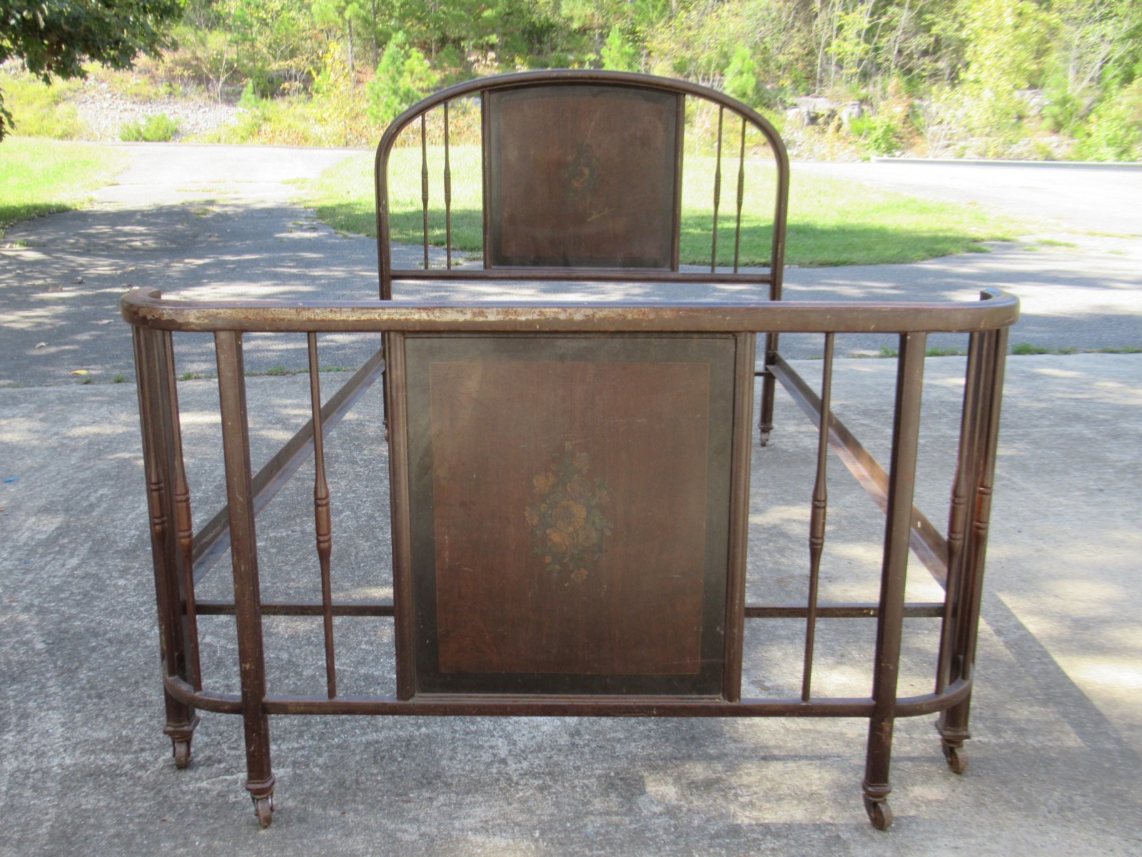 Antique Iron Bed Frame