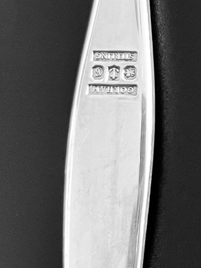 Gorham Sterling Silver Flatware 4 pc. set Classique (1961) Mid Century Modern