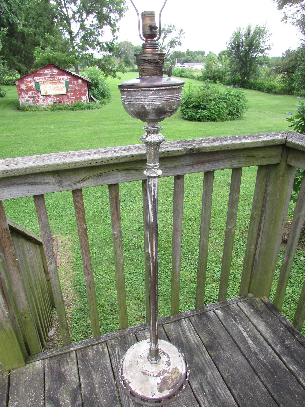 Original 40s Aladdin FS 41000 Kerosene FLOOR Lamp For Repair PARTS ONLY See PICS