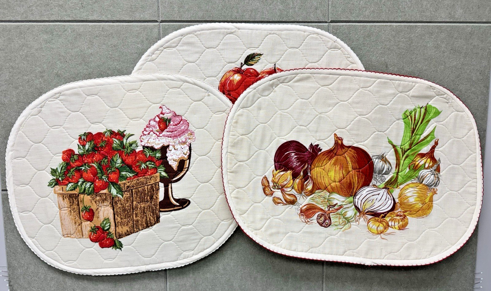 Vintage Placemats set of 3