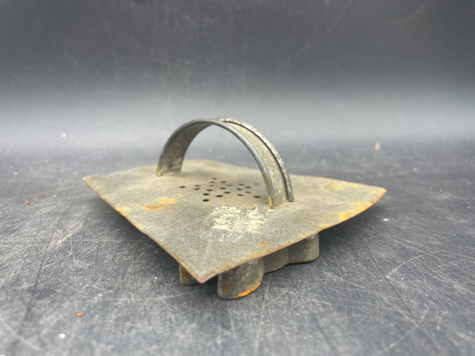 Primitive Flat Back Cookie Cutter Folk Art Dog Handmade Tin Handmade soldered