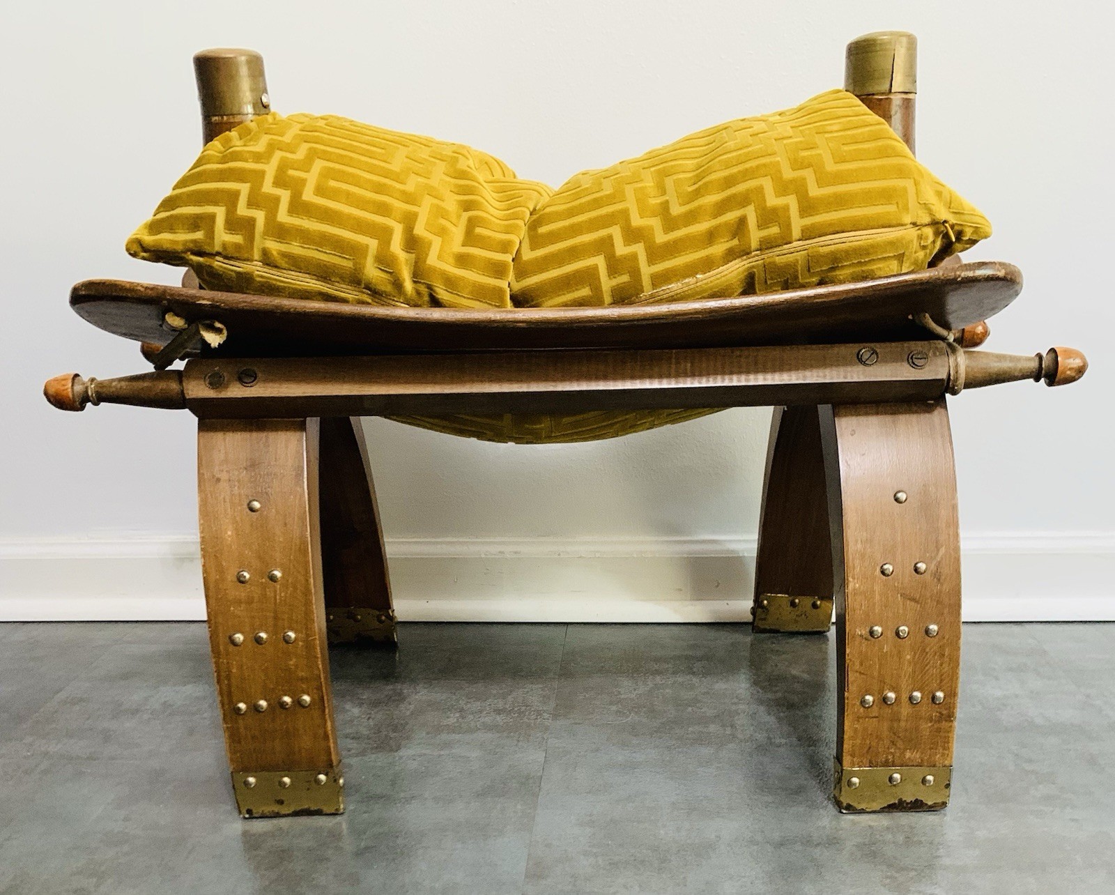Vintage 1960’s Egyptian Camel Saddle Stool