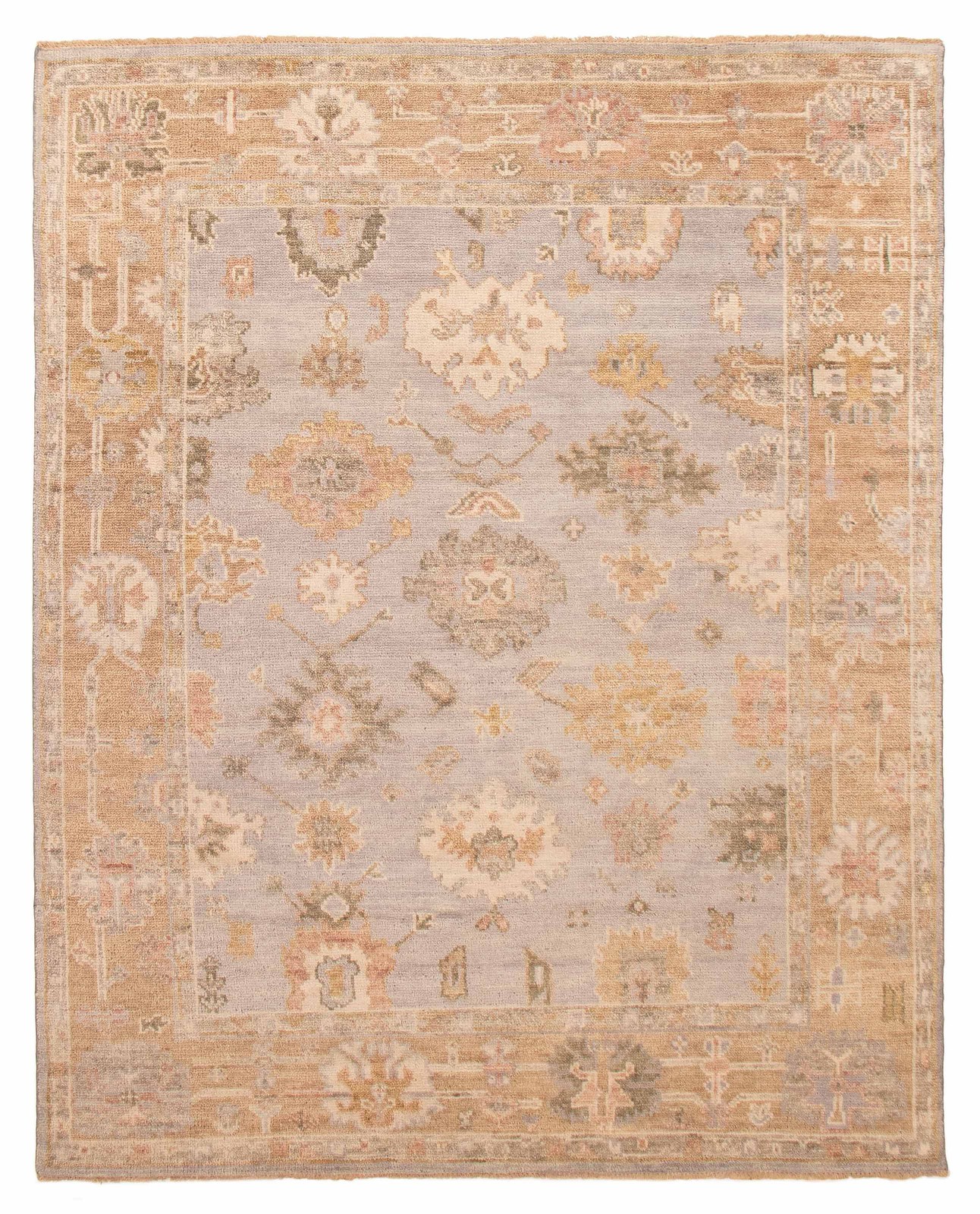 Vintage Traditional Hand-Knotted Area Rug 8’1″ x 9’10” Oriental Wool Carpet