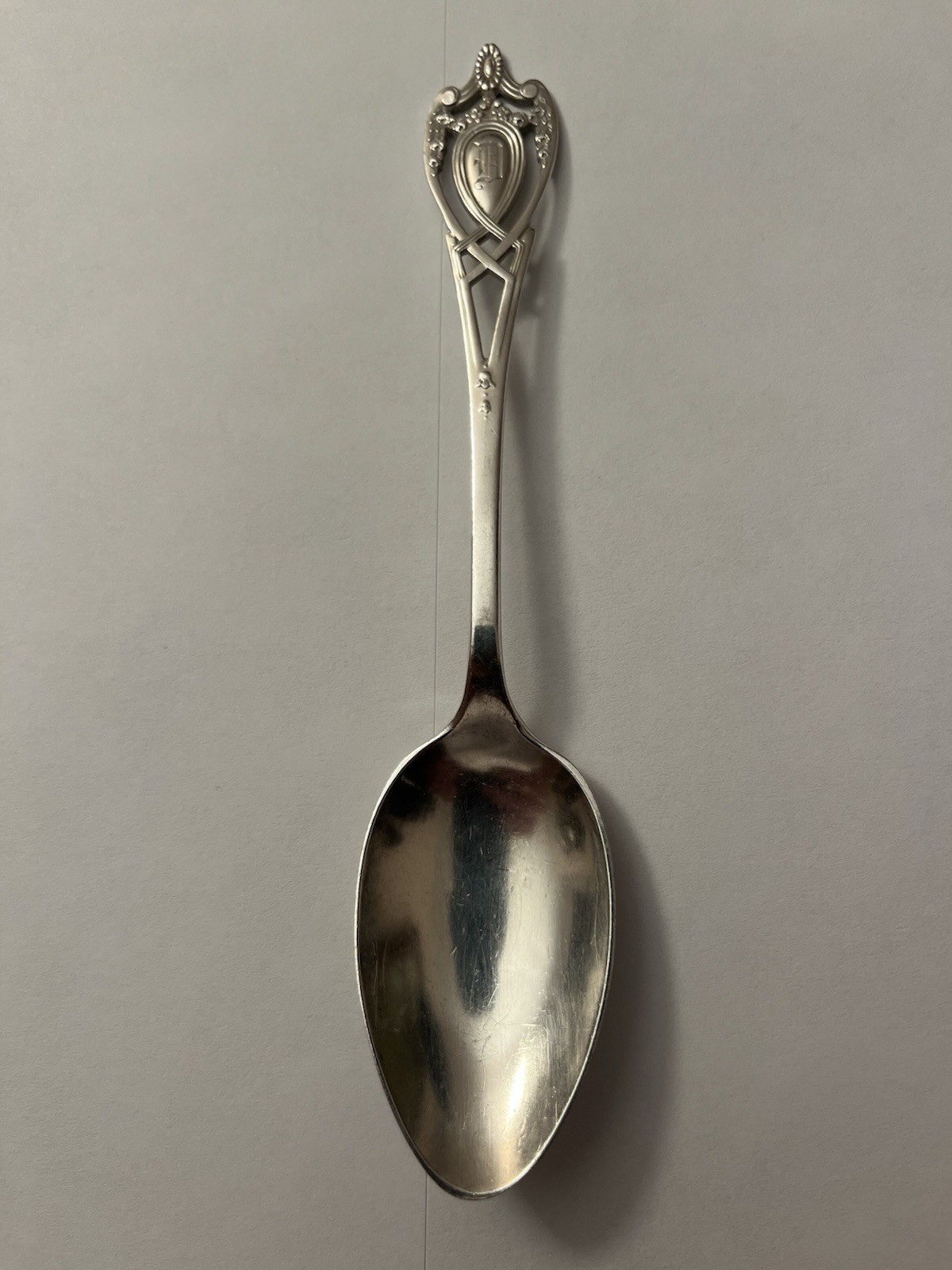 Antique Sterling Silver Monticello 1908 Rogers Lunt Bowlen Teaspoon 5 5/8″ Mono